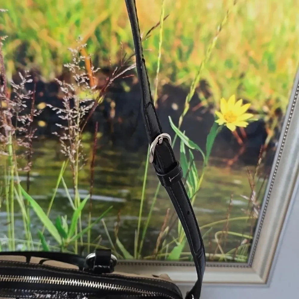 Coach Black and Gray Signature Tote Bag - Picture 6 of 10